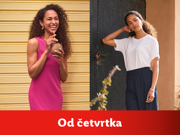 Ženska letnja odeća: haljina i pantalone od četvrtka.