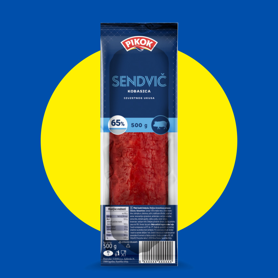 PIKOK Sendvič kobasica, 500g